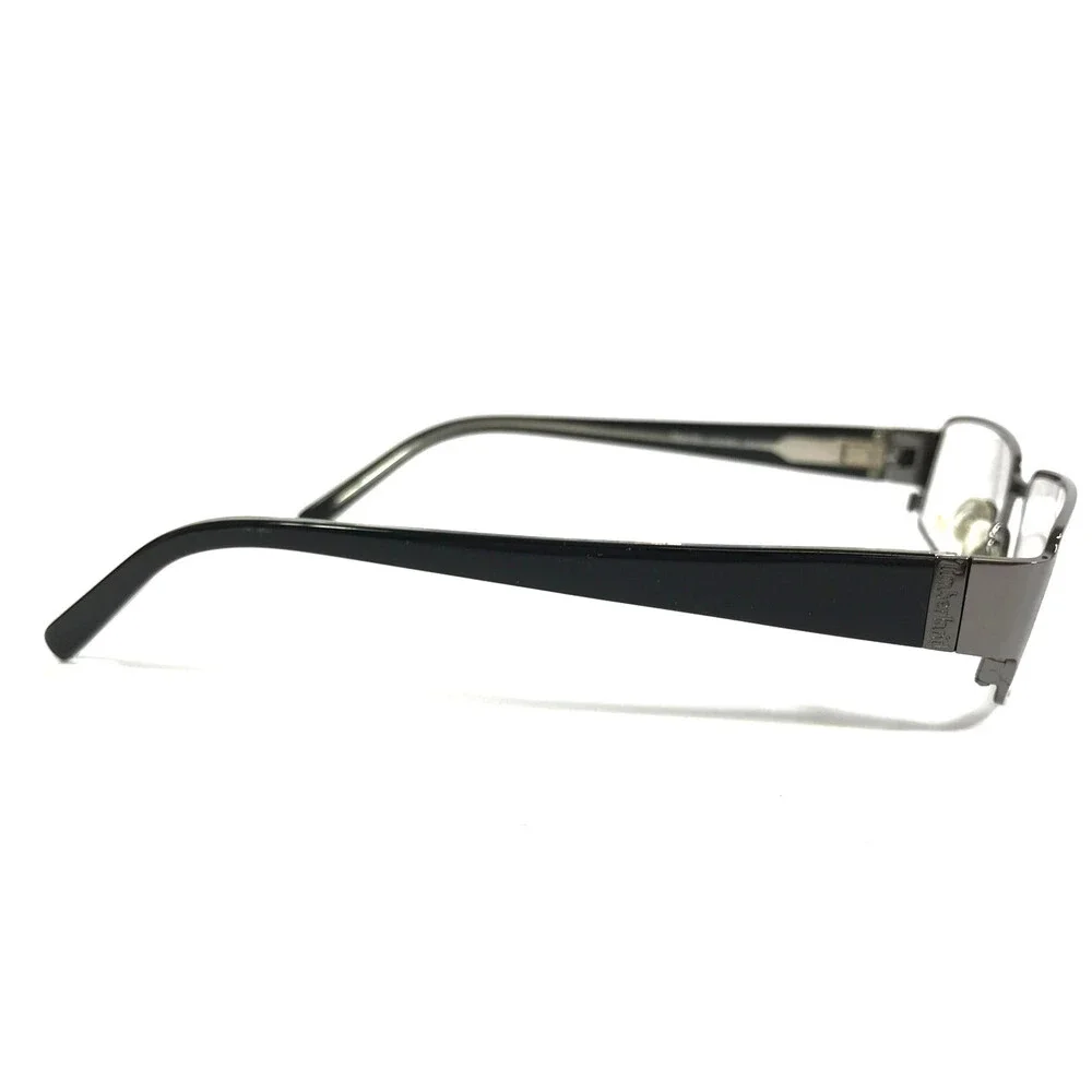 Timberland Eyeglasses Frames TB1035 Col. H41 Silver Black Rectangle 54-17-140